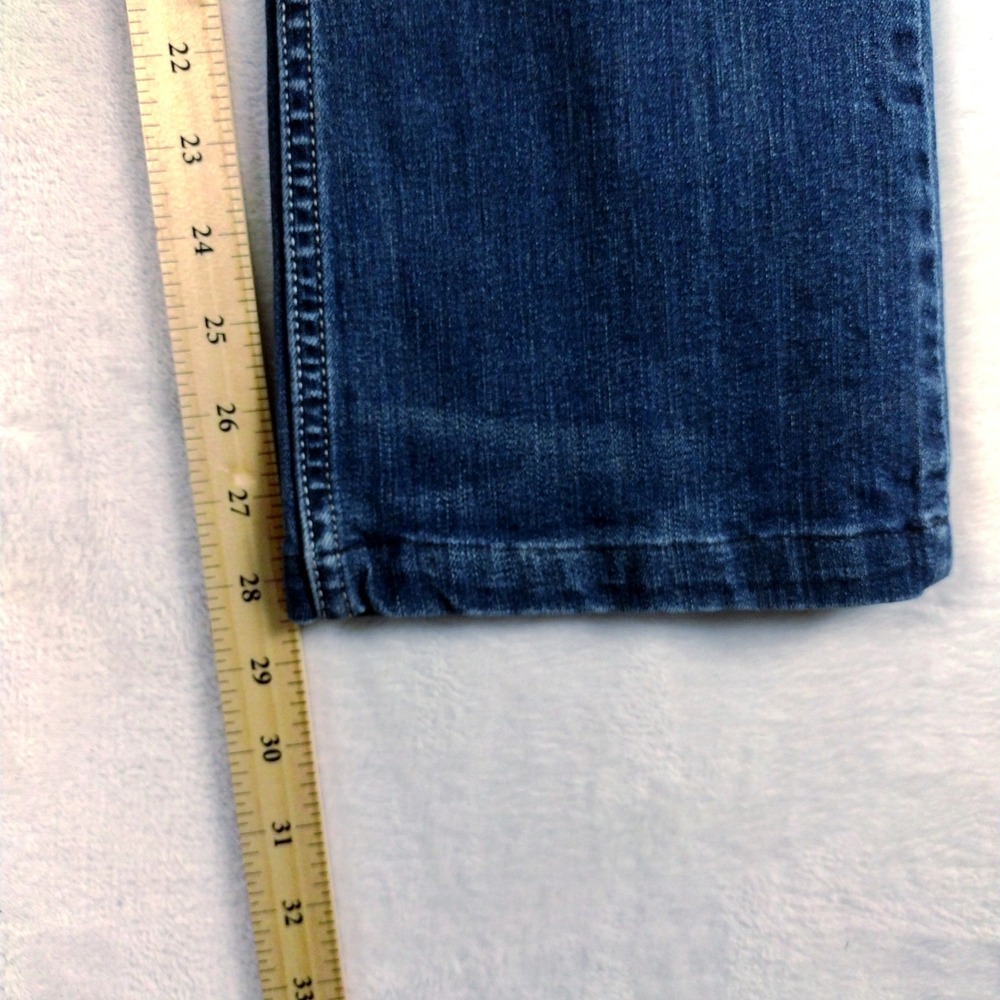 Levis 524 Too Superlow Bootcut Jeans Womens 9M Medium Wash Denim Low Rise - Picture 6 of 8